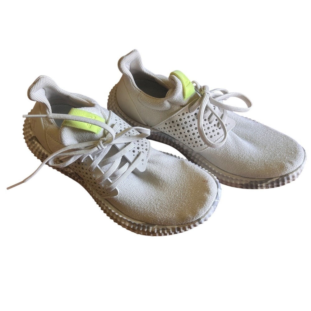 adidas Deerupt Runner Womens 7.5 Cloud White‎ Solar Yellow Orholite Sneakers